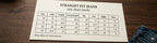 NMY jeans SIze chart